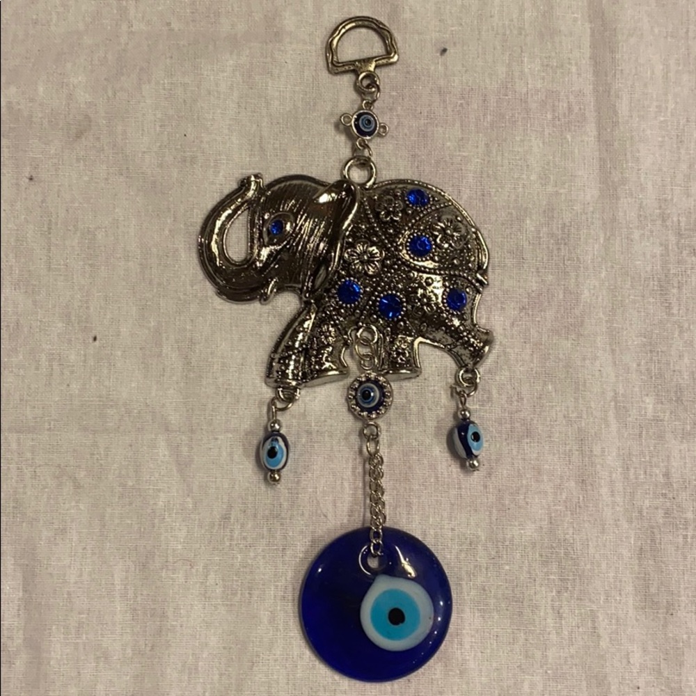 Evil Eye Elephant wall hanging